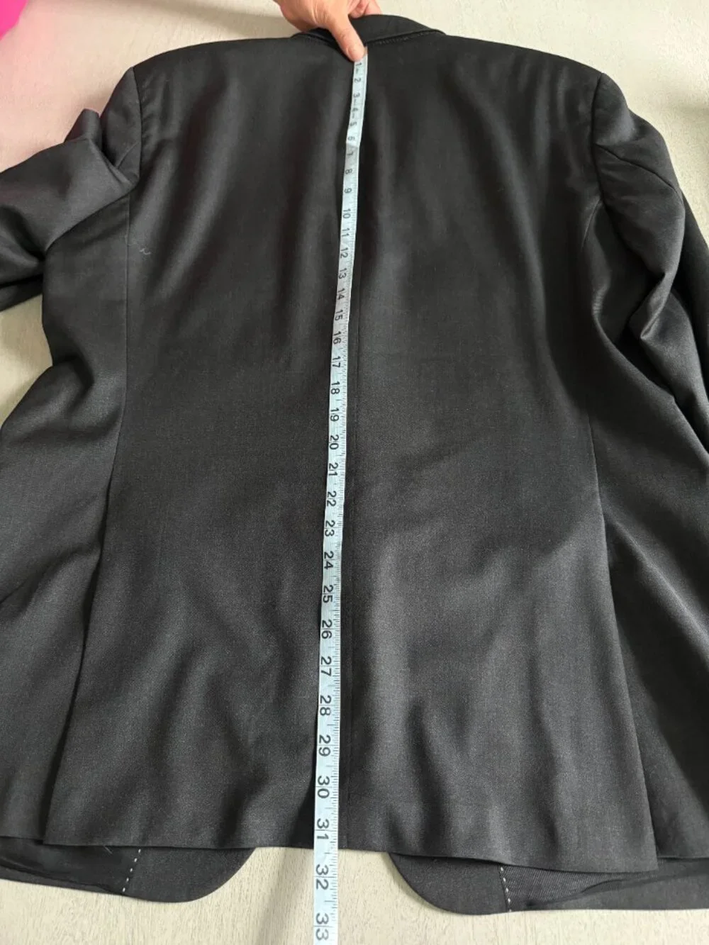 Hugo Boss Men's Suit, 44R, Charcoal Gray, Super 100s